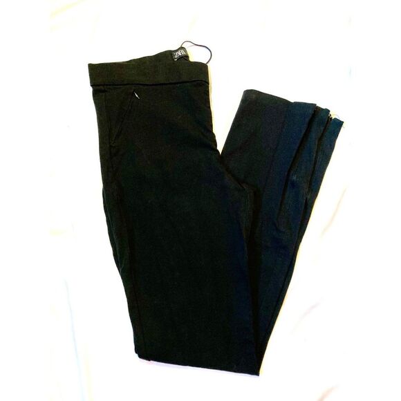 Zara Denim - Zara black zip jeans